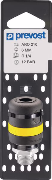 Ac. rápido seg. macho BSP1/4" 1 Ac. rápido seg. macho BSP1/4"