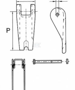Piezas insertadas forjadas