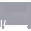 Placa separadora sección, gris