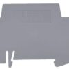 Placa separadora sección, gris 3 Placa separadora sección, gris