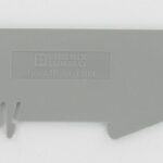 Placa separadora sección, gris