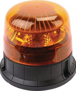 Faro rotativo/destellante LED Galaxy, ámbar, 12/24 V 9 W, fijación atornillada, Ø144 x 120 mm, Sacex