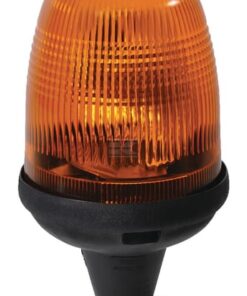 Faro rotativo halógeno Quasar, ámbar, 12/24 V 55/70 W, fijación mástil flexible, Sacex