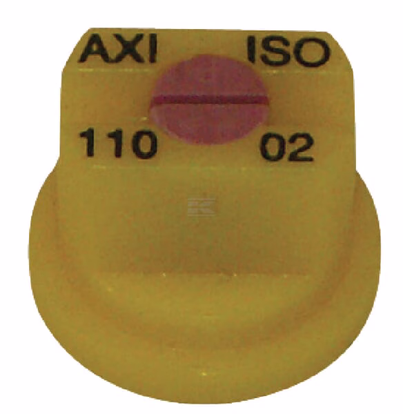 Tobera estándar, doble, chorro plano AXI 110° 02 amarillo cerámica Albuz 1 Tobera estándar, doble, chorro plano AXI 110° 02 amarillo cerámica Albuz