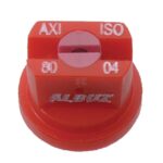 Tobera estándar, doble, chorro plano AXI 80° 04 rojo cerámica Albuz