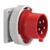 Toma enchufe con brida, 32 A, 5P, 400 V IP67