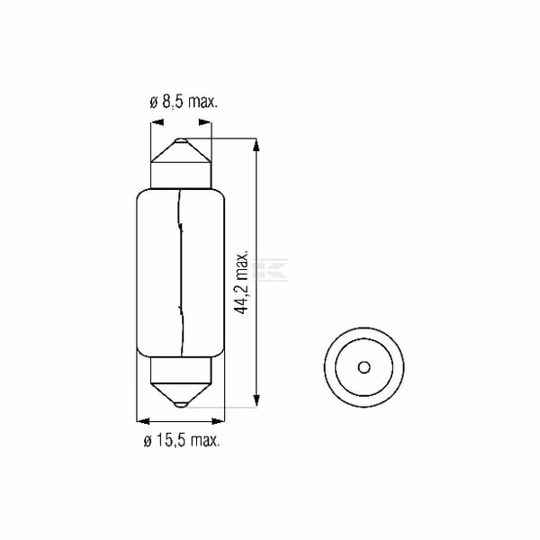 Bombilla C18W 12V 18W SV8.5 Kramp 3 Bombilla C18W 12V 18W SV8.5 Kramp