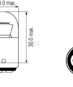 Bombilla R5W 12V 5W BA15d Kramp 6 Bombilla R5W 12V 5W BA15d Kramp