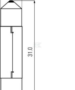 Bombilla 12V 3W SV6 Kramp