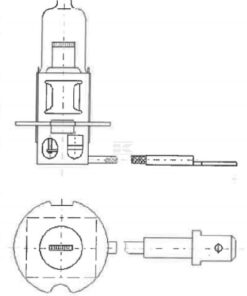 Bombilla 12 V 100 W PK22s H3 Rally