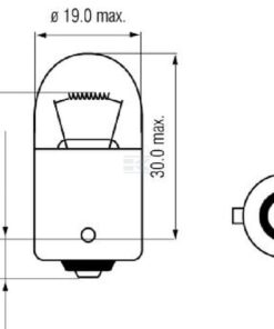 Bombilla R5W 24V 5W BA15s Kramp 7 Bombilla R5W 24V 5W BA15s Kramp