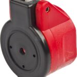 Tapa ISO12.5 con ranura - rojo y negro, SZ106RT003C1