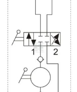 HHPD manual pump, 25cm³ , with dispenser 4/3