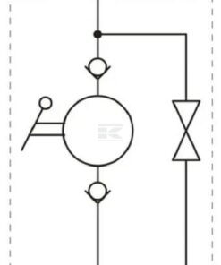 Manual pump HHPS, 25cm³, with an overload valve