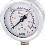 Glycerine pressure gauge 63 mm 16 bar, bottom mount