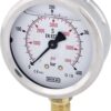 Glycerine pressure gauge 63 mm 400 bar, bottom mount