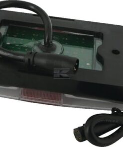 Luz trasera LED, rectangular, 12/24 V., rojo/marrón/amarillo, atornillable, 158 x 31 x 81 mm