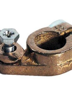 Abrazadera terminal de batería izquierda forma D diá. 15,9 mm