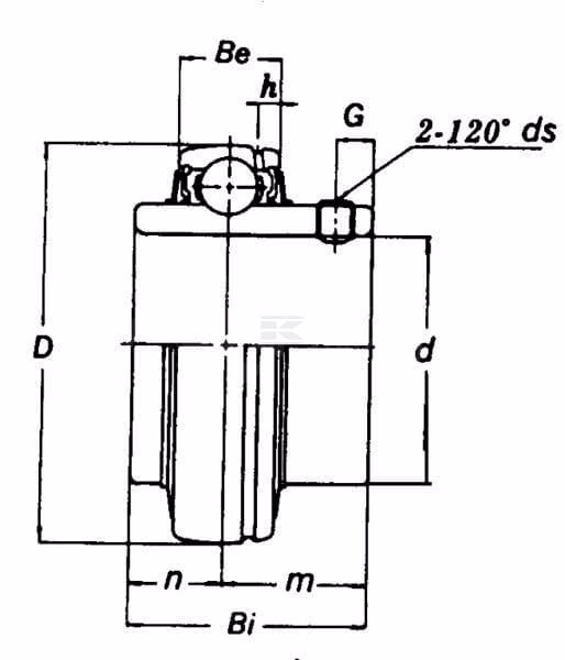 Inserto de rodamiento 50 x 100 x 25 mm 5 Inserto de rodamiento 50 x 100 x 25 mm