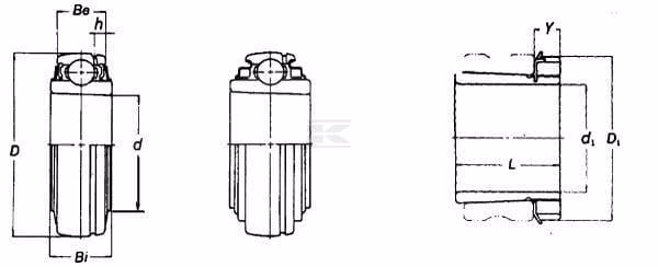 Inserción rodamiento de bolas 2 Inserción rodamiento de bolas
