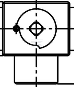 Llave de 3 vías 1/4