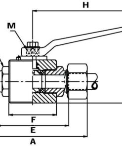 Llave esférica de 2 vías 10L