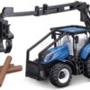 Tractor forestal New Holland T7.315 y cargador de troncos 4 Tractor forestal New Holland T7.315 y cargador de troncos