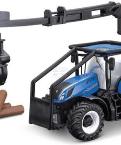 Tractor forestal New Holland T7.315 y cargador de troncos