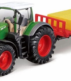 Tractor Fendt 1050 Vario y remolque de pacas