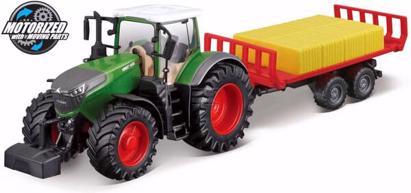 Tractor Fendt 1050 Vario y remolque de pacas 1 Tractor Fendt 1050 Vario y remolque de pacas