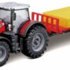 Massey Ferguson 87405 tractor y remolque de pacas