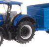 New Holland T7.315 con remolque para heno