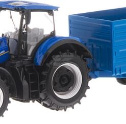 New Holland T7.315 con remolque para heno