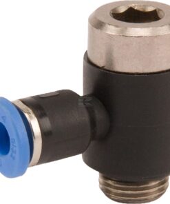 Racor acodado de inserción 4x1/8"