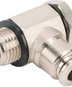 Racor acodado de inserción 6x1/4"