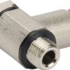 Racor acodado de inserción 6x1/8"