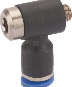 Racor acodado de inserción 6x1/8"