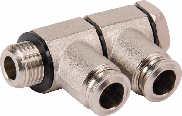 Racor de inserción L 6x1/4" 2 Racor de inserción L 8x1/4"