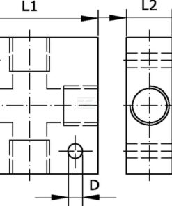 Bloque distribuidor cuádruple, G1/2
