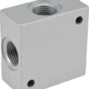 Bloque distribuidor cuádruple, G1/2" 4 Bloque distribuidor cuádruple, G1/2"