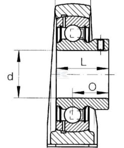 Cojinete de anclaje cpl.
