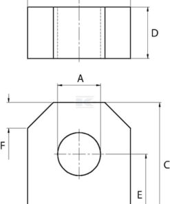 Banda fijac. 60x40 - 90 - ø25
