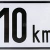 Señal de limitación plástico 3 Señal de limitación plástico