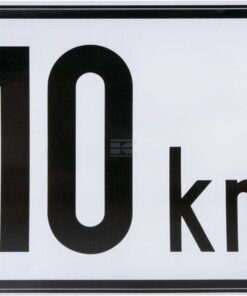 Señal de limitación plástico