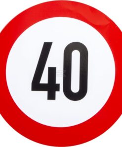 Adhesivo de señal de limitación