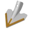 Punta de pie de pato universal - ancho 150mm con HR2 3 Duckfoot point universal - width 150mm with HR2