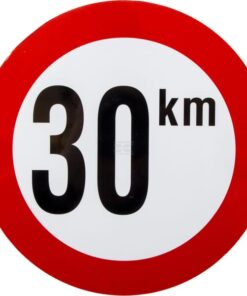 Señal 30 km PVC