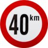 Señal 40 km PVC 4 Señal 40 km PVC