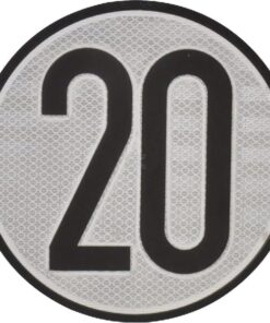 Señal limitación velocidad 20 km/h Homologada España