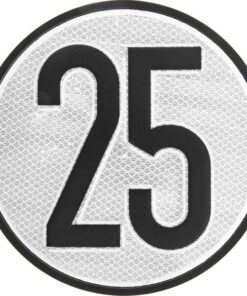 Señal homologada limitación velocidad 25 km/h Homologada España